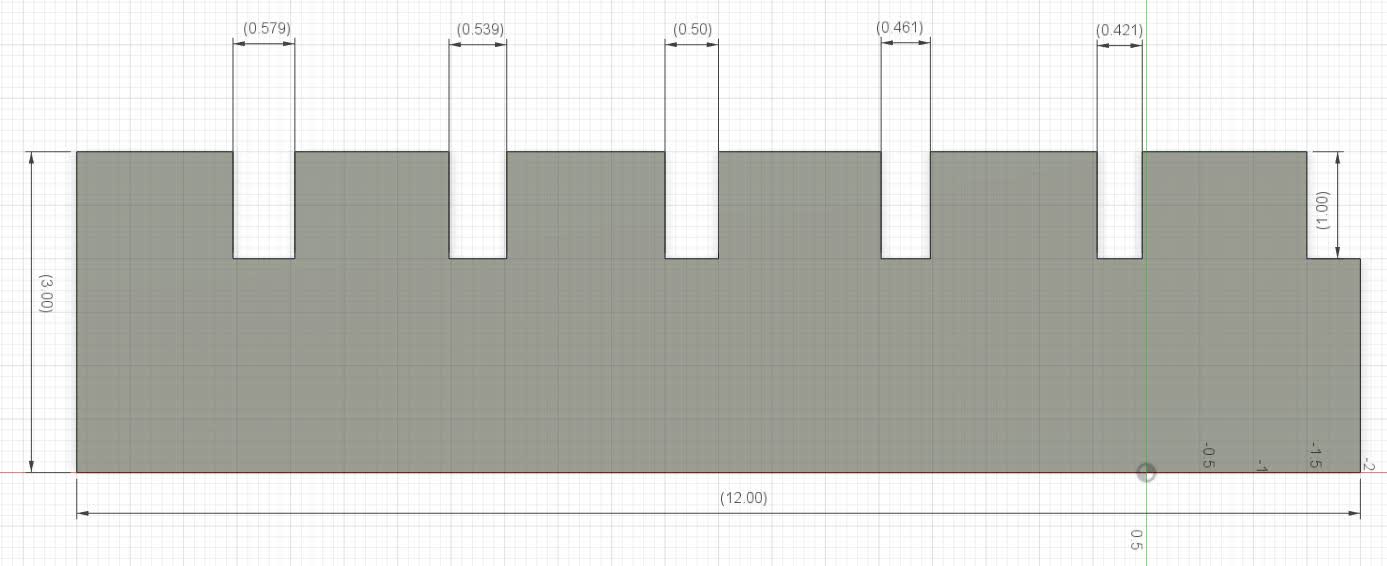 Changing Nominal Slot Width