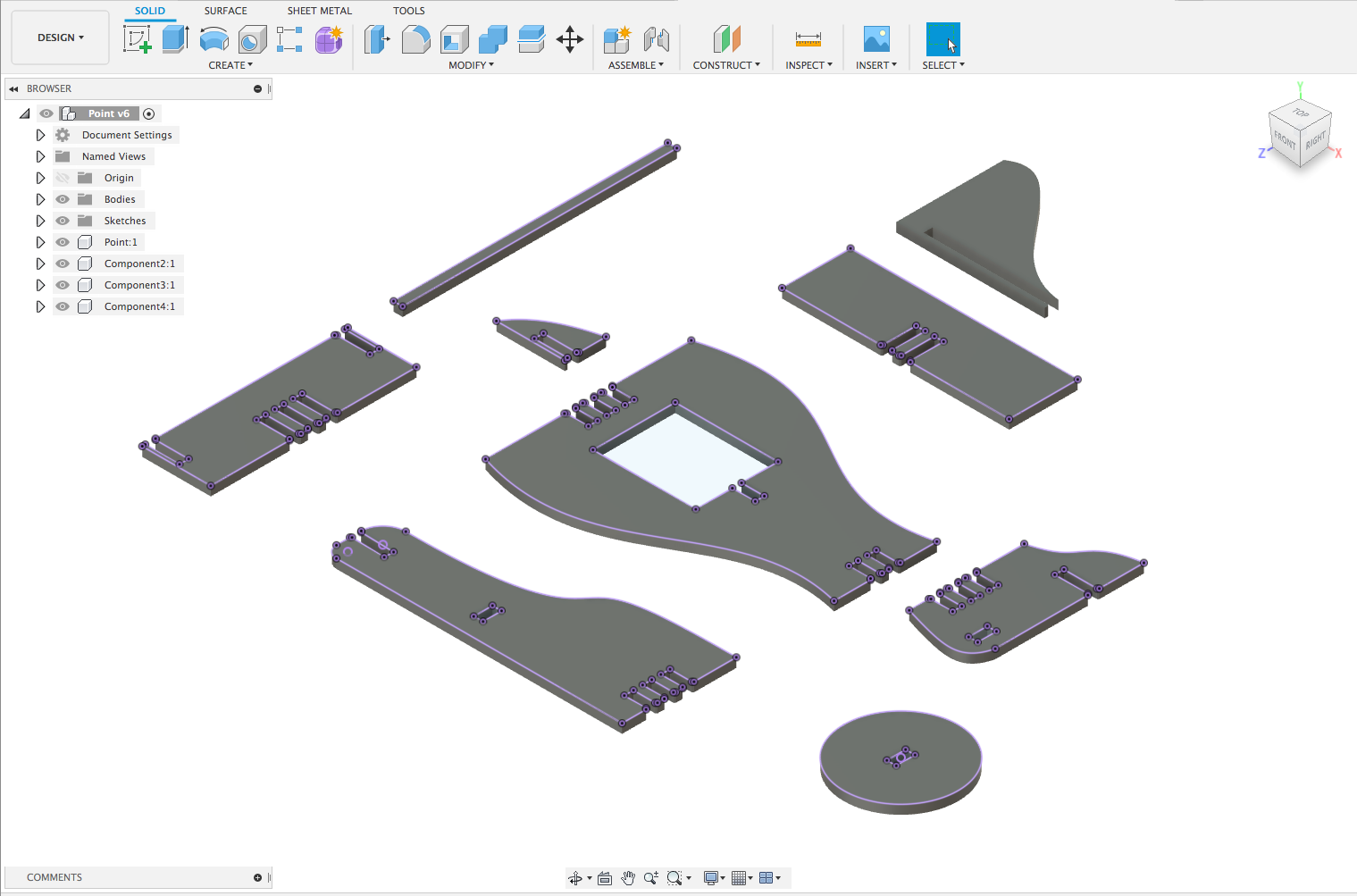 piece modeling