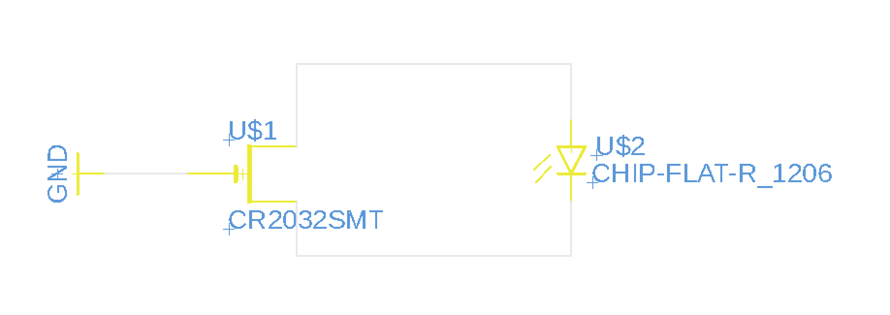 The simple LED circuit.