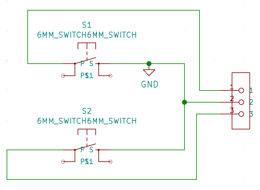 Button Board Schematic