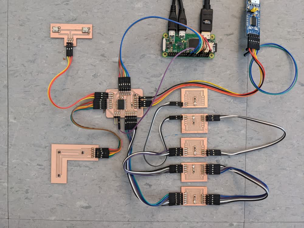 All PCBs Wired Together