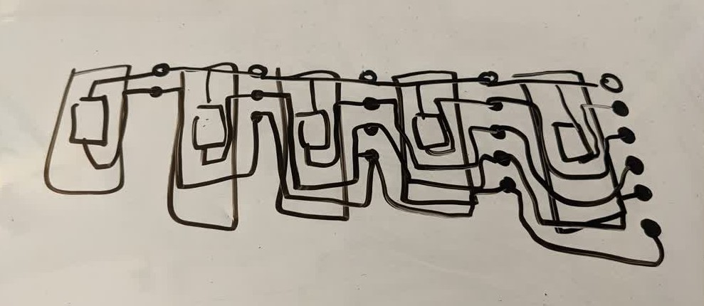 Whiteboard Diagram of Circuit