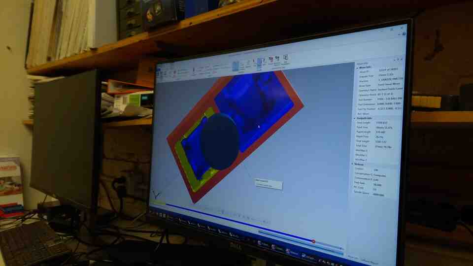 cnc fine cut simulation