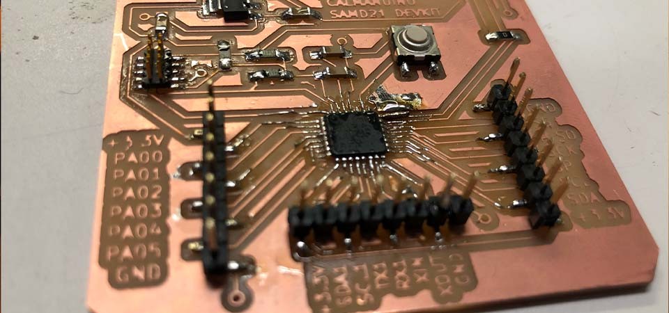 Soldered breadkout board