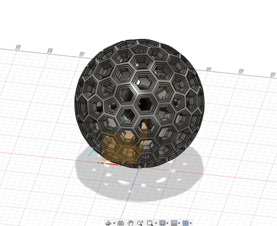 Lamp shade outline in CAD