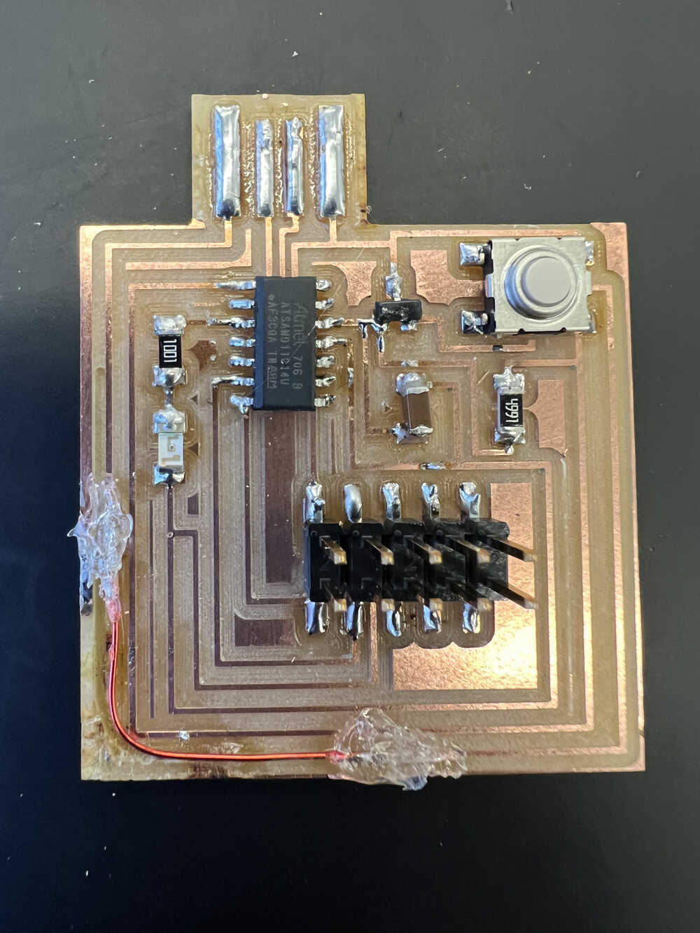 soldered board