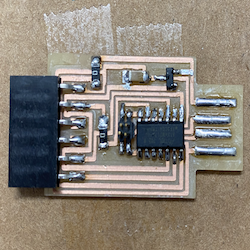 week 3: electronics production, hello world board